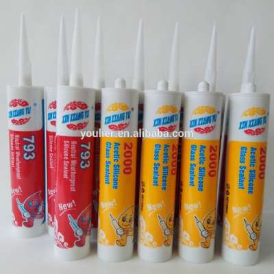 transparent adhesive silicone gum rubber cement gel glue compound sealant